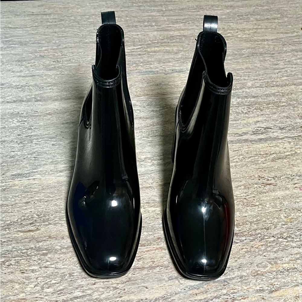 Jeffrey Campbell heeled rubber boots